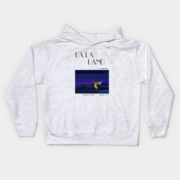 La La Land - Movie Poster - Damien Chazelle Kids Hoodie by studiofrivolo